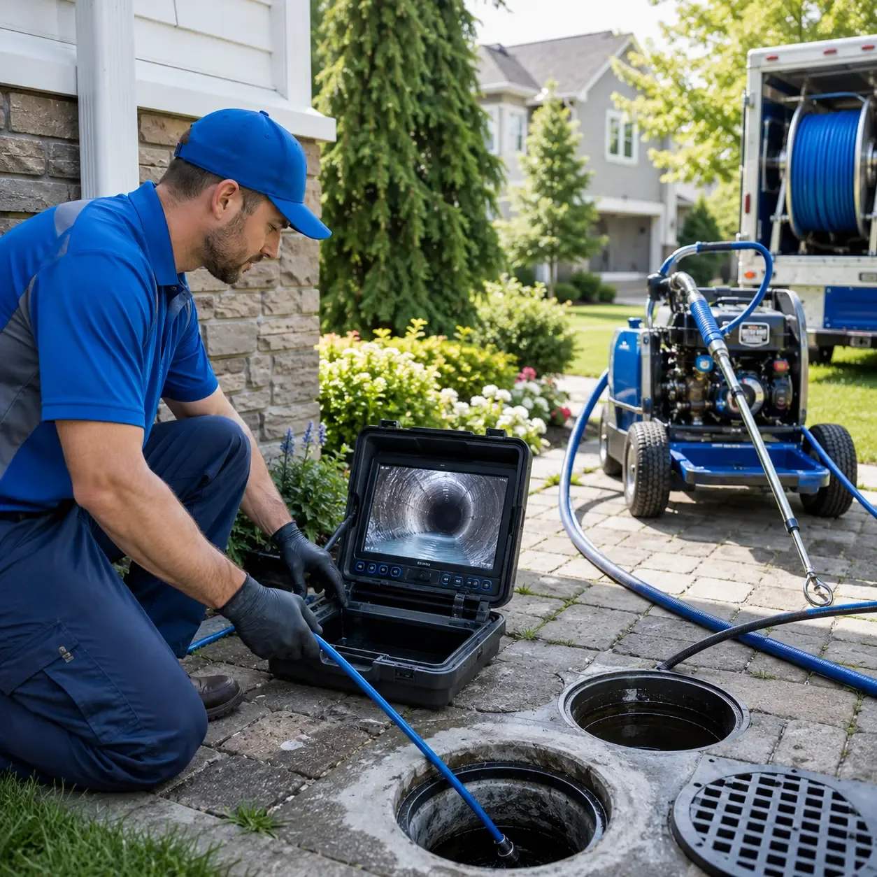 Outdoor drain cleaning professionals serving East Randolph, VT